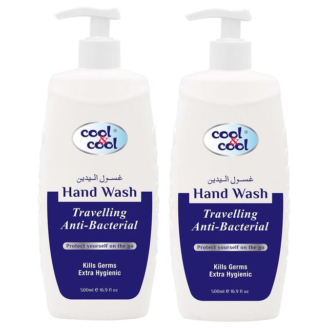 Cool & Cool - Anti-Bacterial Hand Wash Travelling 500ml x2