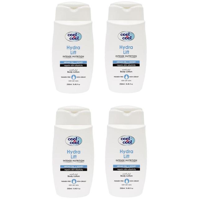 Cool & Cool - Body Lotion Hydra Lift 250ml Pack of 4