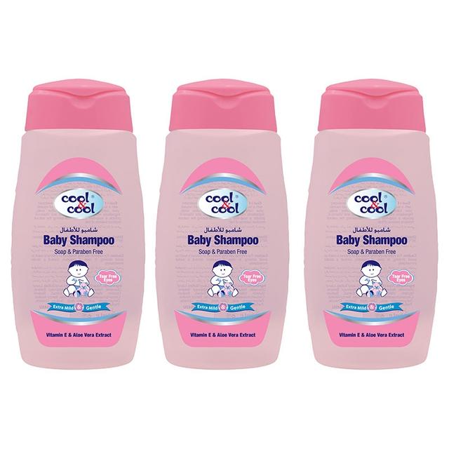 Cool & Cool Baby Shampoo, 250ml - Bundle of 3