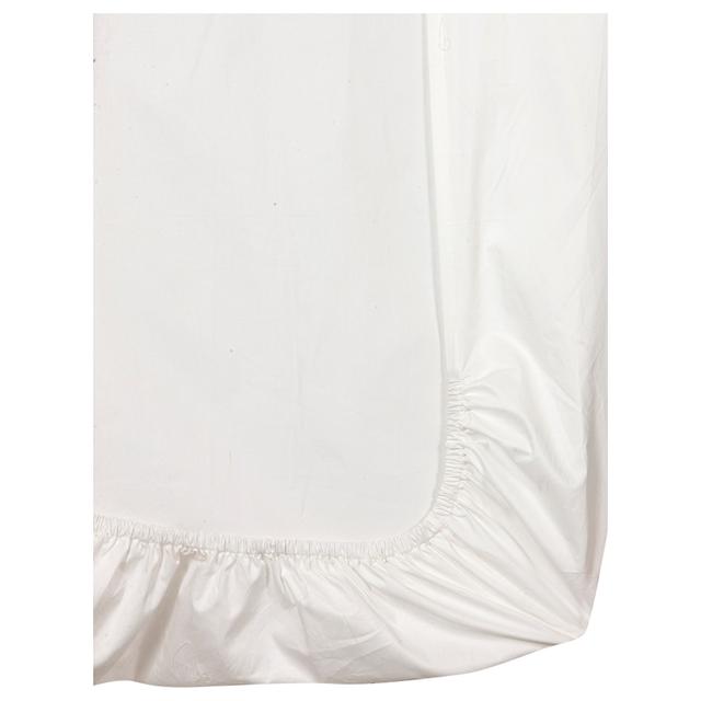 The Baby Atelier - Organic Fitted Single Sheet Set - Off White