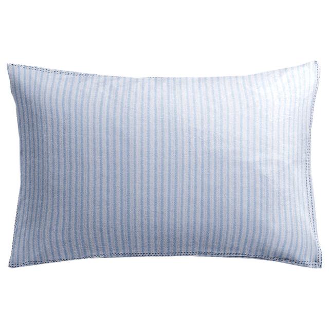 The Baby Atelier - Baby Pillow Cover w/o Filler Blue Stripes