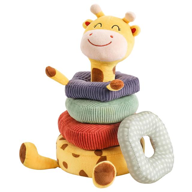 Tumama - Plush Giraffe Soft Stacking Rings Stem Toy