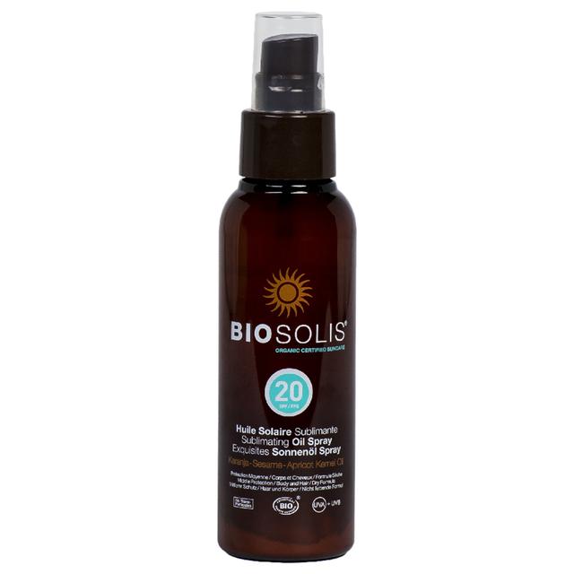 BIOSOLIS - Organic Sun Oil Spray Sublimating SPF 20 - 100ml