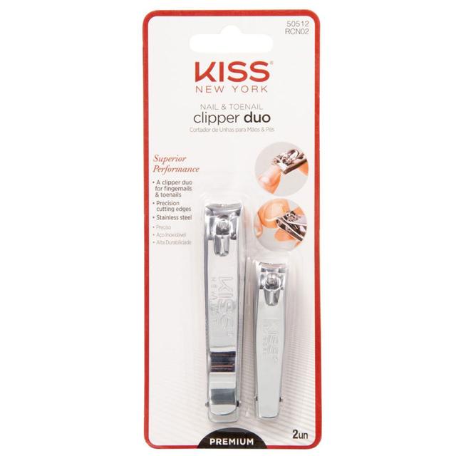 Kiss - Nail & Toenail Clipper Duo - Silver