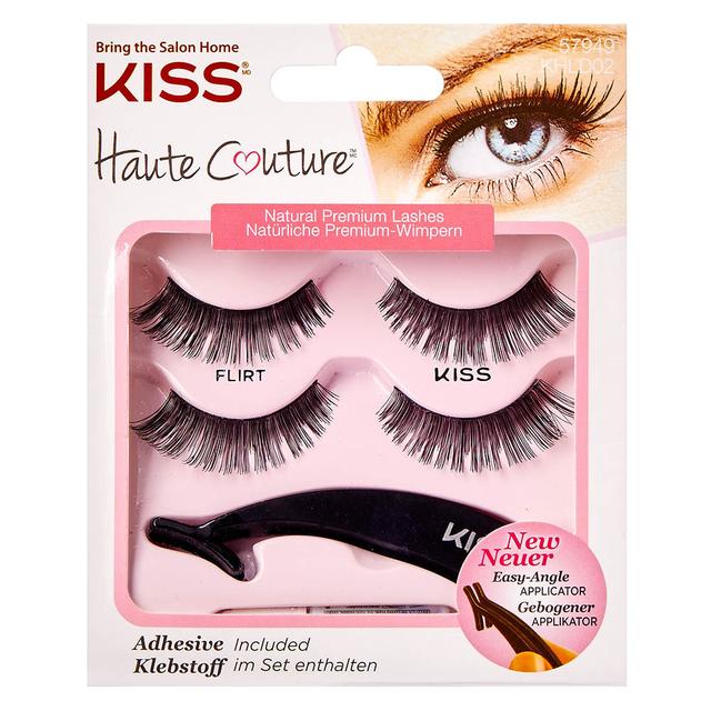 KISS Haute Couture Eyelashes Duo Pack With Applicator KHLD02