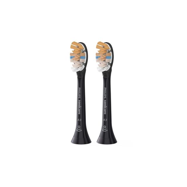 Philips Sonicare - All-In-One Brush Head For Complete Care -Pack Of 2-Black