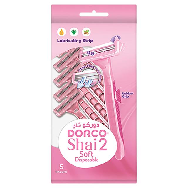 Dorco - Shai 2 Women Disposable Razor Pack Of 5