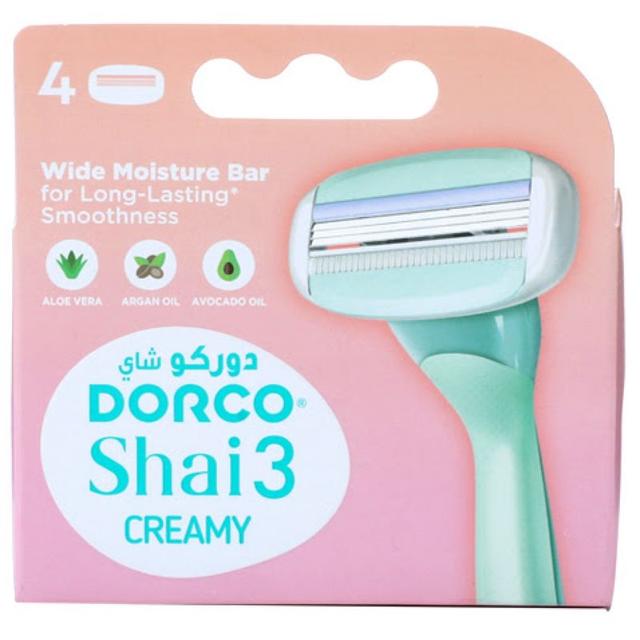 Dorco - Shai 3 Creamy Women Catridges Pack Of 4