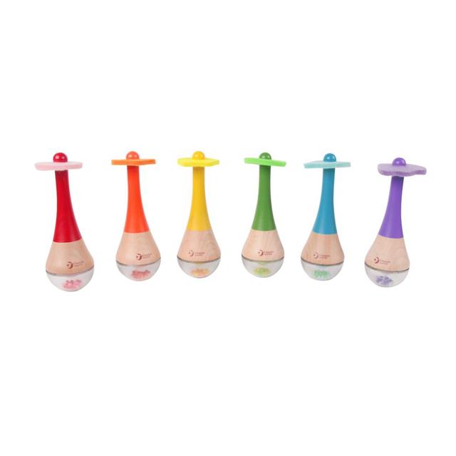 Classic World - Rainbow Maracas 1pc - Color May Vary