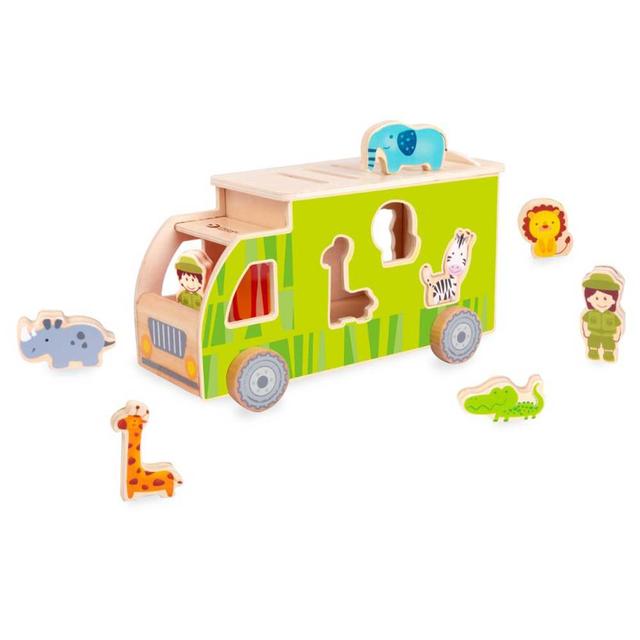 Classic World - Animal Sorting Truck - 10 Pcs