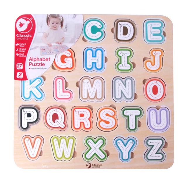 Classic World - Alphabet Puzzle - 27 Pcs