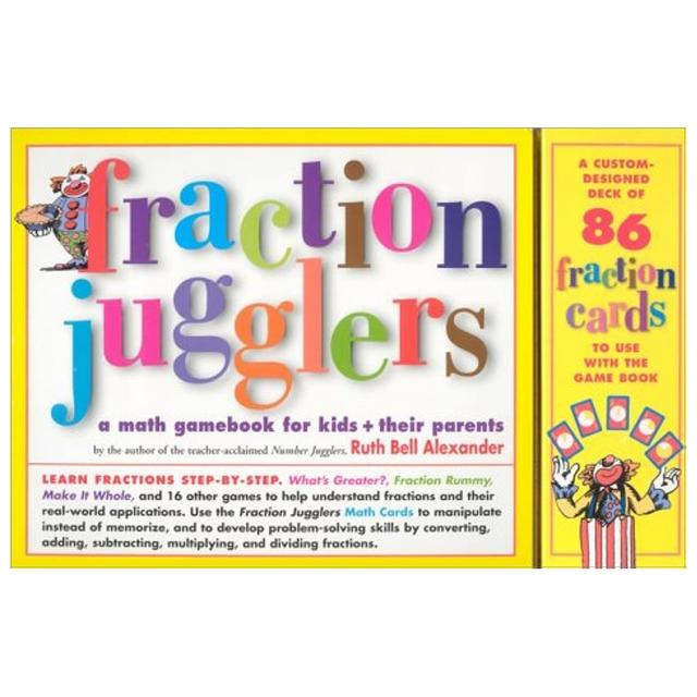 Fraction Jugglers: Game And Work Book And Math Game Cards