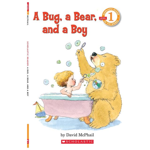 A Bug, A Bear, And A Boy (Scholastic Reader, Level 1)