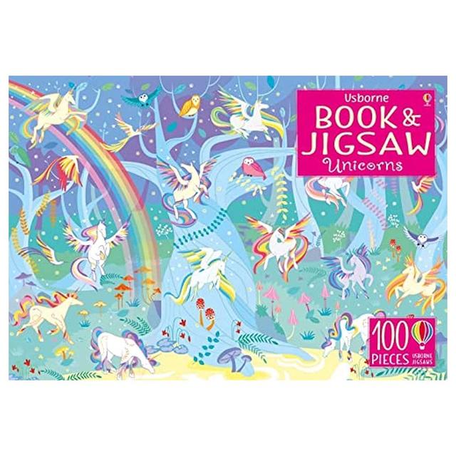 Usborne Book and Jigsaw Unicorns