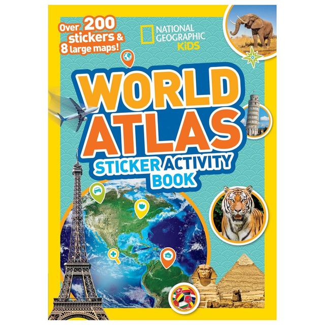 World Atlas Sticker Activity Book