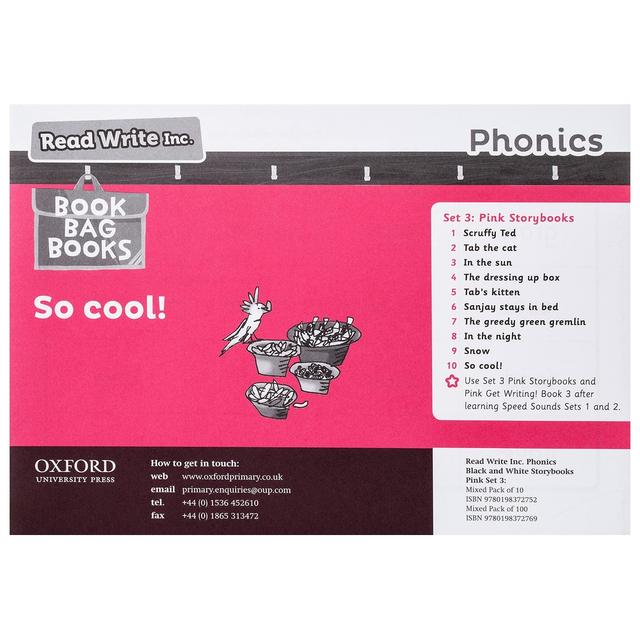 Read Write Inc. Phonics: Black And White Pink Set 3 Storybooks Mixed Pack Of 10