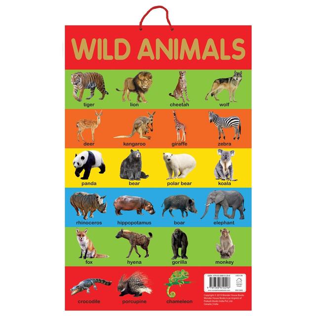 Wild Animals - Early Learning Educational Posters