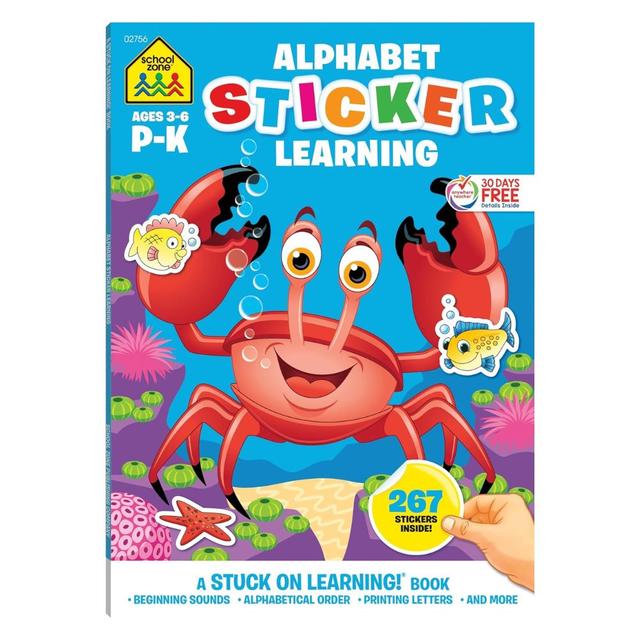 Alphabet Stickers Workbook