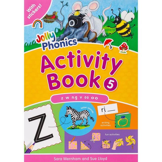 Jolly Phonics Activity Book 5: British English Edition