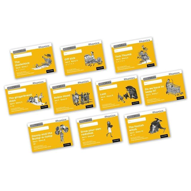 Read Write Inc. Phonics: Black And White Yellow Set 5 Storybooks Mixed Pack Of 10