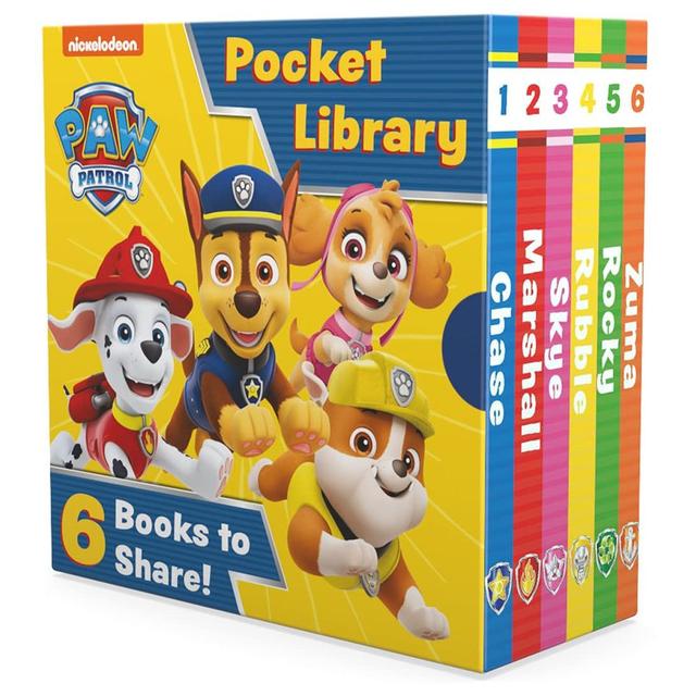 Paw Patrol Pocket Library - Set of 6 Books