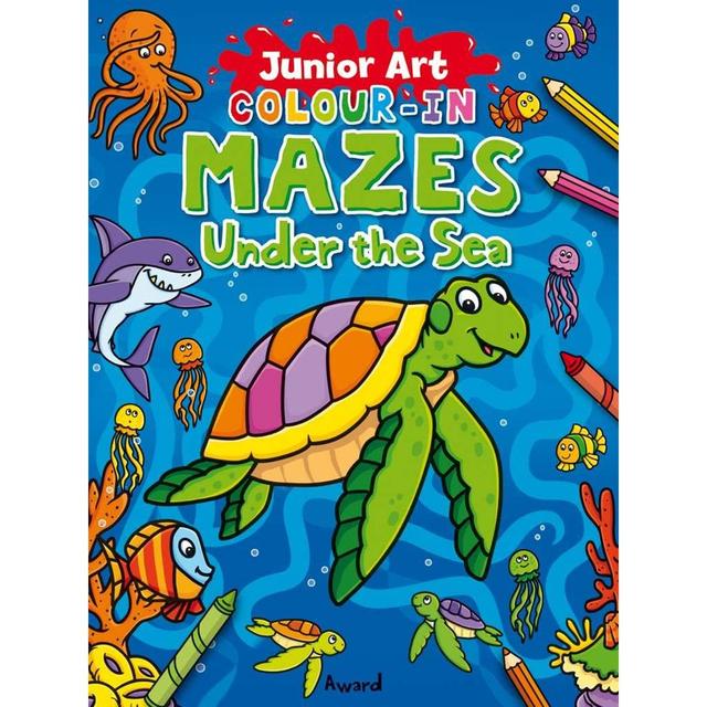 Colour-In Mazes Under The Sea