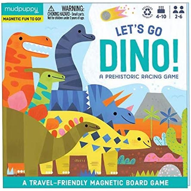 Let's Go Dinos! Magnetic Board Game