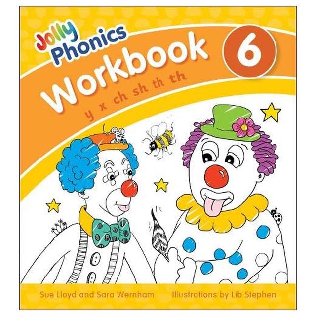 Jolly Phonics Workbook 6: In Precursive Letters (British English Edition)