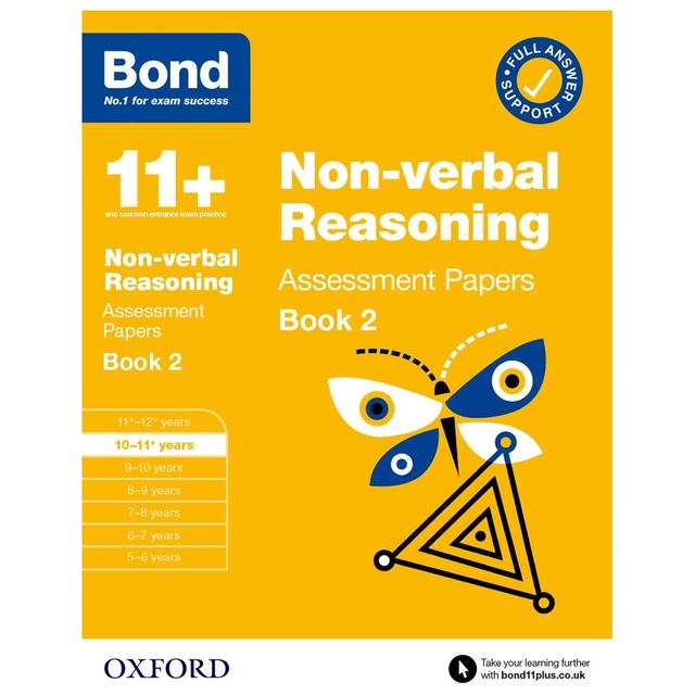 Bond 11+ Non-Verbal Reasoning Assessment Papers 10-11 Years Book 2