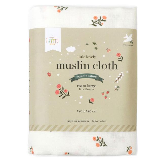 A little Lovely Company - Muslin Cloth Little Flowers XL