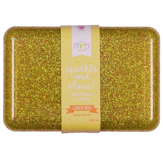 A Little Lovely Company - Glitter Lunch Box - Gold