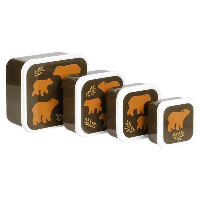 A little Lovely Company - Lunch & Snack Box Set - Bears