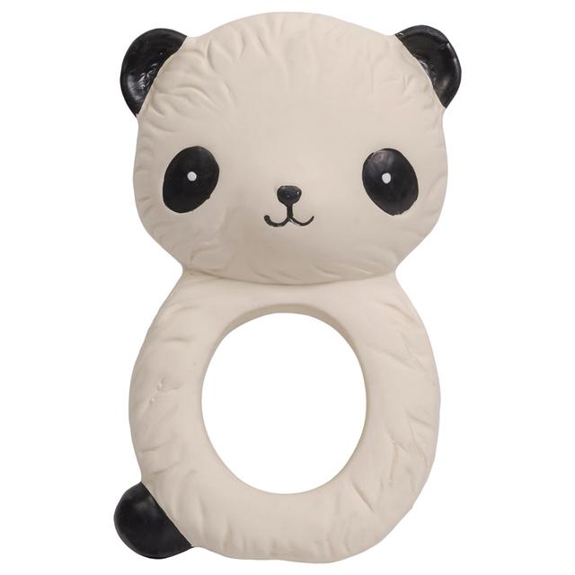 A Little Lovely Company - Panda Teething Ring - White