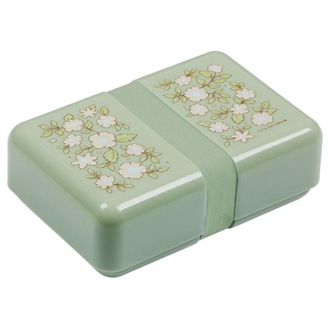 A Little Lovely Company - 1 Compartment Lunch Box - Blossoms Sage