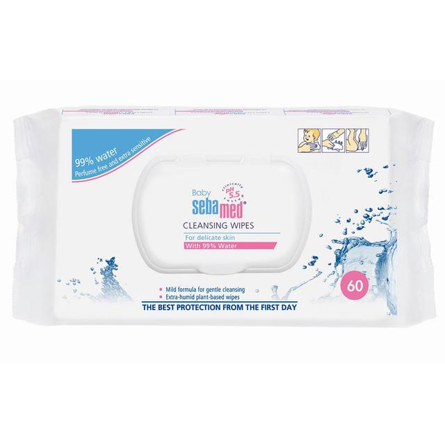 Sebamed - Baby Wipes With 99% Water - 60s