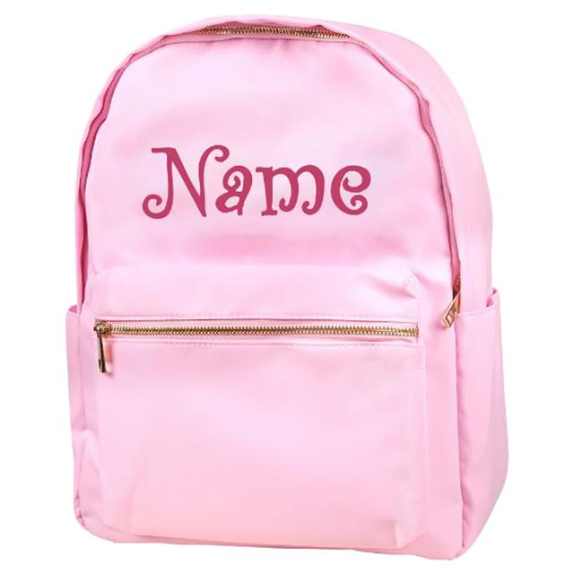 Impressions - Kids Backpack w/ Personalized Embroidery - 17-Inch - Pink