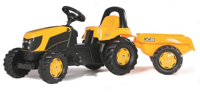 Rolly Toys - Kid JCB Tractor & Trailer Ride On