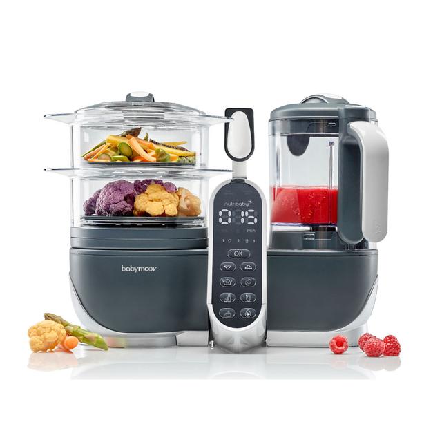 Babymoov - Nutribaby (+) Food Processor & Blender - Grey