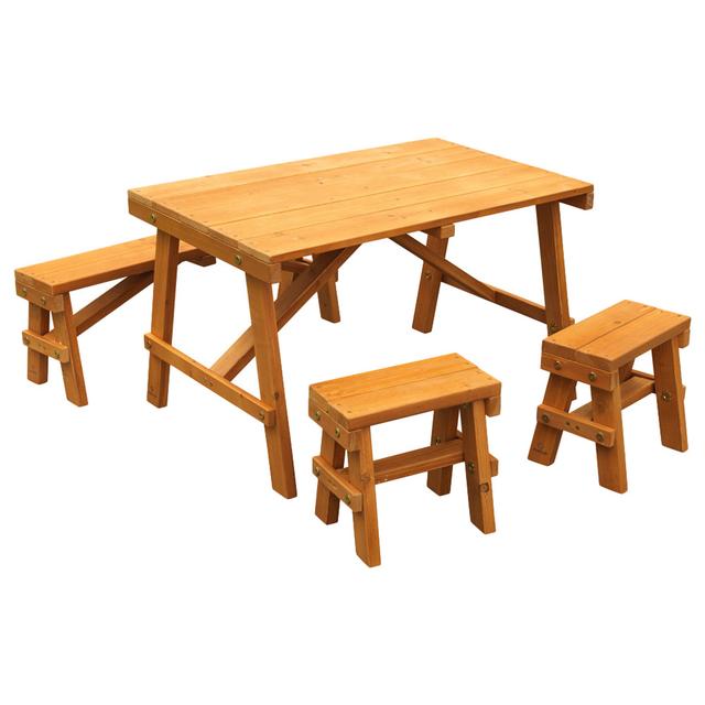 Kidkraft - Outdoor Picnic Table Set - Amber