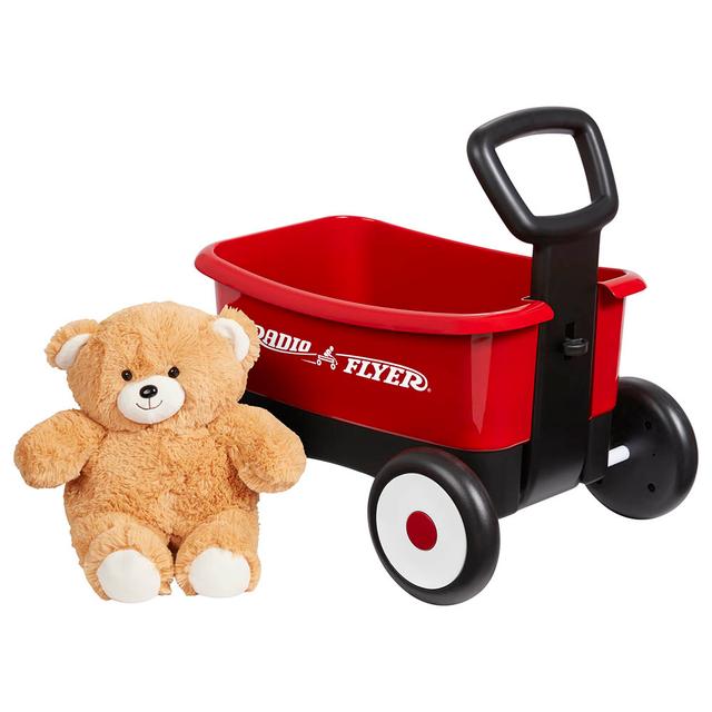 Radio Flyer - Push & Play Walker Wagon W/ Teddy Bear