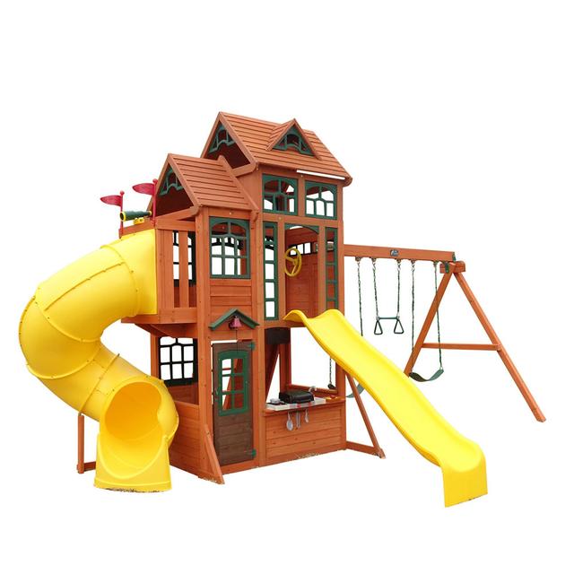 Kidkraft - Canyon Ridge Wooden Swing Playset