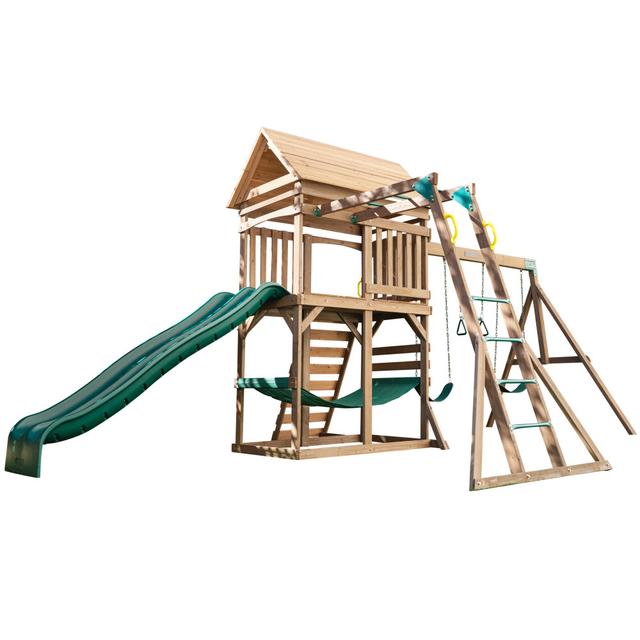 Kidkraft - Spacious Skies 5-in-1 Wooden Swing Set