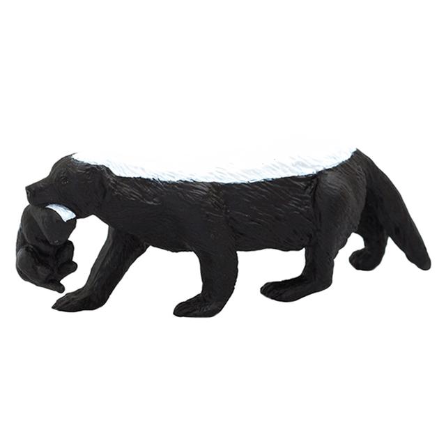 Animal Planet - Mojo Honey Badger Female with Cub - Black