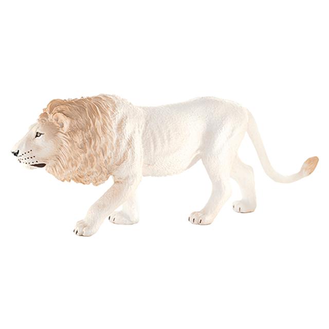 Animal Planet - Mojo Male Lion Toy Figure - White