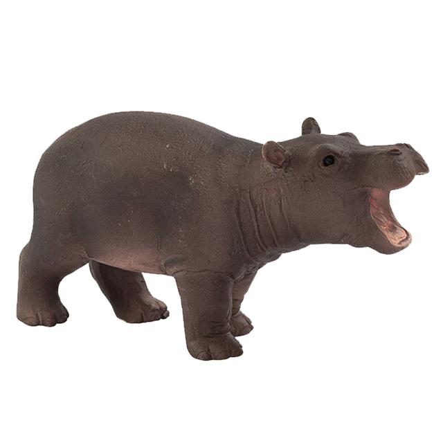 Animal Planet - Mojo Hippo Baby Toy Figure - Brown