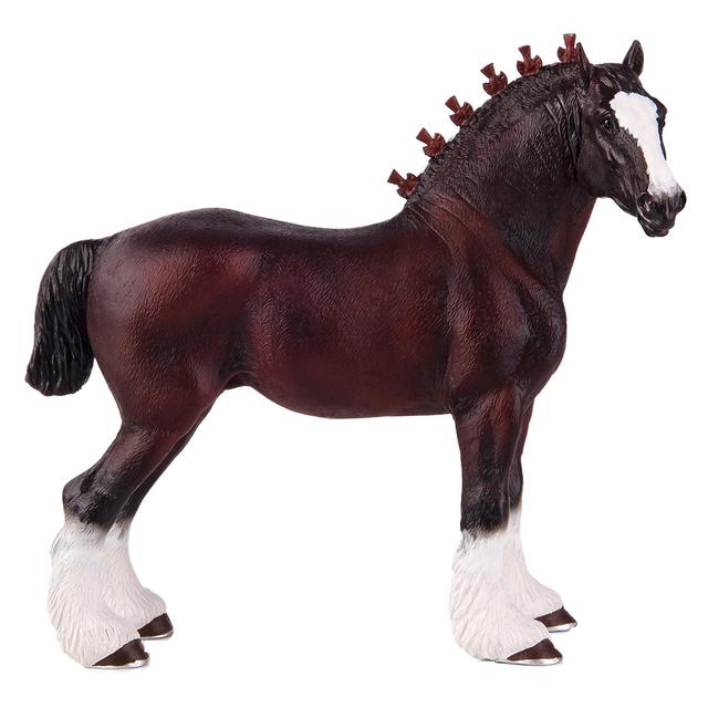 Animal Planet - Mojo Shire Horse Toy Figure - Dark Brown