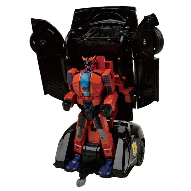 JAKI - 2.4GHz R/C Transformable Robot Car - Black Red