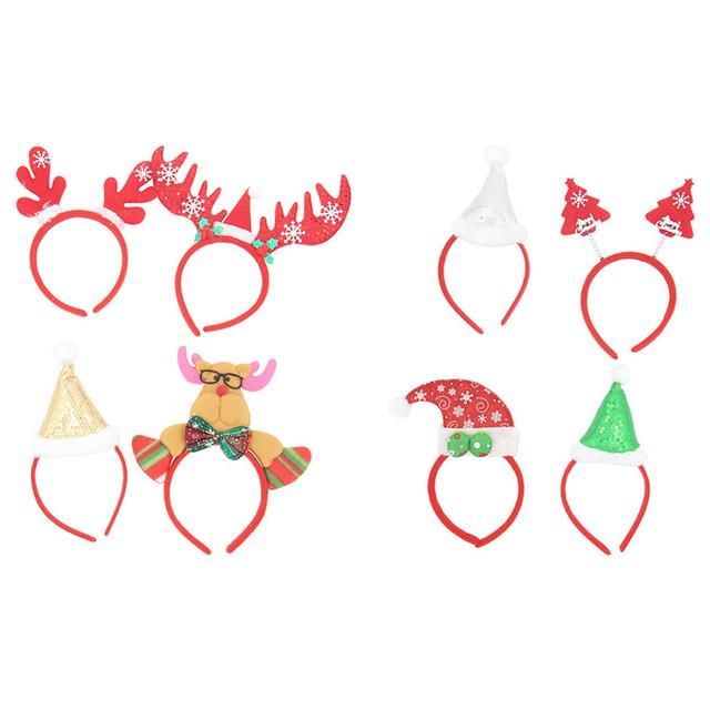 D' Daniela - 8pc-Set Christmas Party Headbands