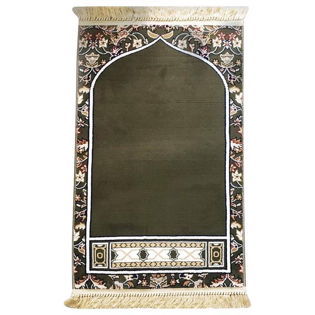 Deensquare - Makkah Imam Prayer Mat - Green