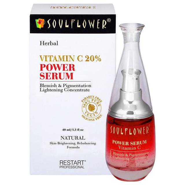 Soulflower - Herbal 20% Vitamin C Power Serum - 40Ml